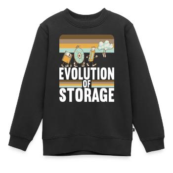 Programmeur Informaticien - Sweat Premium enfant bio - noir - Devant - AI Model Kid Female (0cm)