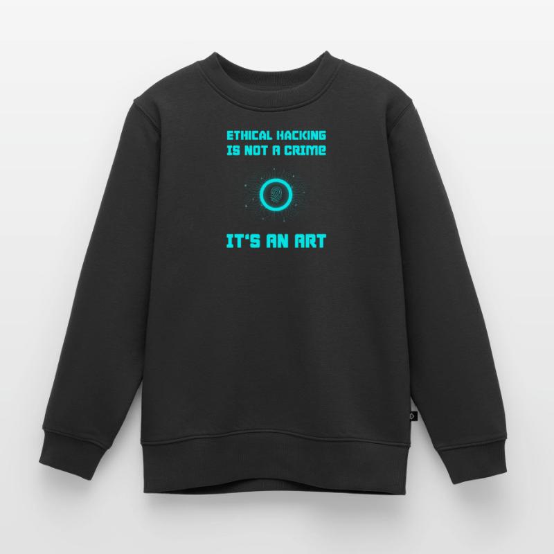 Hacker Programmer Developer Computer Science Kids Premium Organic Sweatshirt