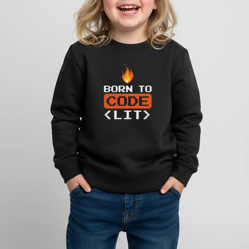 Developer Coder Programmer Funny Kids Premium Organic Sweatshirt
