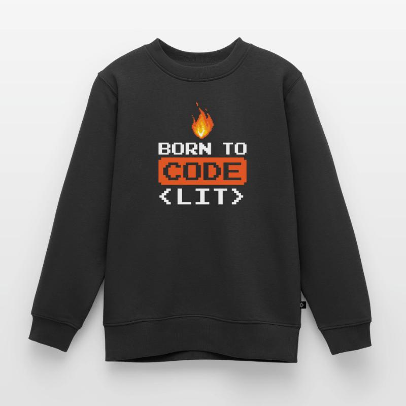 Developer Coder Programmer Funny Kids Premium Organic Sweatshirt