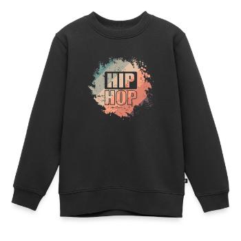 Hip Hop Rap Musikstil Musikrichtung - Kinder Premium Organic Sweatshirt - Schwarz - Vorne - AI Model Kid Female (0cm)