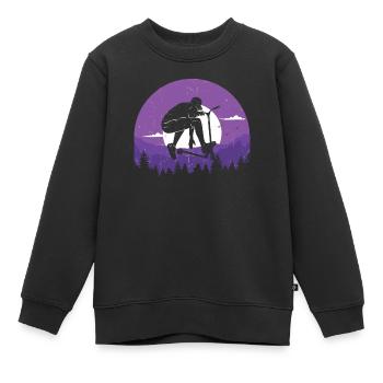 Scooter Scooter Scooter Cadeau - Sweat Premium enfant bio - noir - Devant - AI Model Kid Female (0cm)