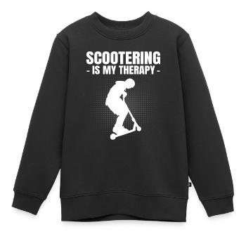 Scooter Scooter Scooter Cadeau - Sweat Premium enfant bio - noir - Devant - AI Model Kid Female (0cm)