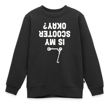 Scooter Scooter Scooter Cadeau - Sweat Premium enfant bio - noir - Devant - AI Model Kid Female (0cm)