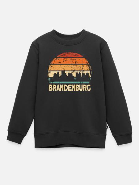 Brandenburg - Kinder Premium Organic Sweatshirt - Schwarz