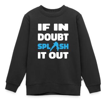 Turmspringen Turmspringer Spritzen - Kinder Premium Organic Sweatshirt - Schwarz - Vorne - AI Model Kid Female (0cm)
