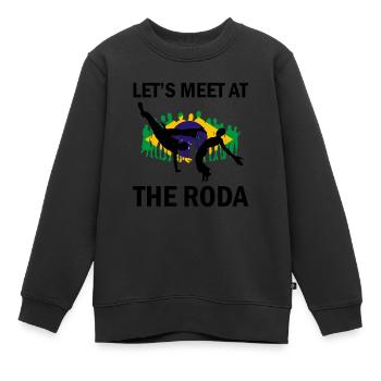 Capoeira für Mixed Martial Arts und Kickboxen - Kinder Premium Organic Sweatshirt - Schwarz - Vorne - AI Model Kid Female (0cm)