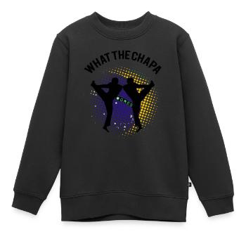 Capoeira für Mixed Martial Arts und Kickboxen - Kinder Premium Organic Sweatshirt - Schwarz - Vorne - AI Model Kid Female (0cm)