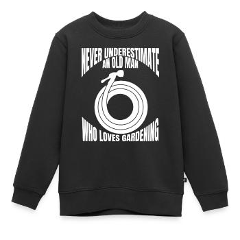 Hobbygärtner Garten Geschenk Gärtner Obstgarten - Kinder Premium Organic Sweatshirt - Schwarz - Vorne - AI Model Kid Female (0cm)