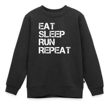 Ultra-läufer-marathon - Kinder Premium Organic Sweatshirt - Schwarz - Vorne - AI Model Kid Female (0cm)