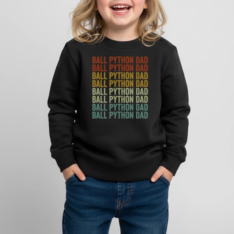 Kugelpython Papa Kugelpython Schlange Papa Kinder Premium Organic Sweatshirt