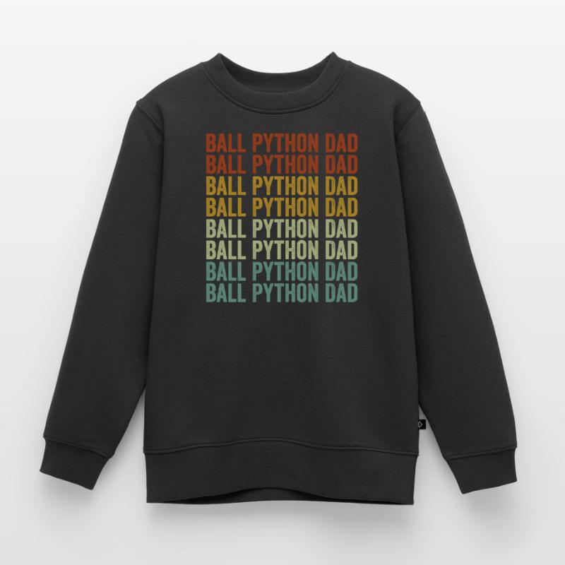 Kugelpython Papa Kugelpython Schlange Papa Kinder Premium Organic Sweatshirt