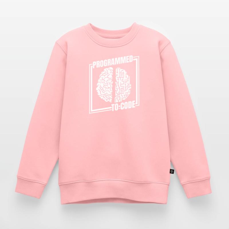Développeur Coder Programmeur Drôle Sweat Premium enfant bio