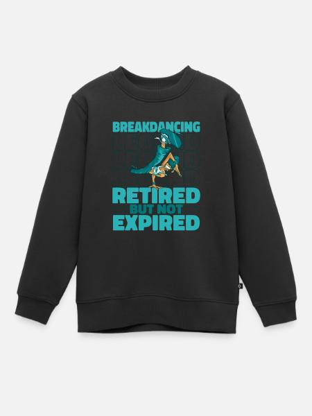 Breakdance Breakdancer Breakdance Retraité - Sweat Premium enfant bio - noir