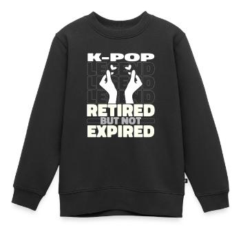 K Pop Kpop Korean Pop Im Ruhestand - Kinder Premium Organic Sweatshirt - Schwarz - Vorne - AI Model Kid Female (0cm)
