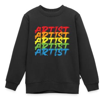 Maler und Lackierer, der Beste und Nervigste Beruf - Kinder Premium Organic Sweatshirt - Schwarz - Vorne - AI Model Kid Female (0cm)