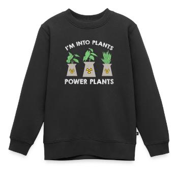 Ingénieur nucléaire dans les centrales, les centrales électriques, drôle - Sweat Premium enfant bio - noir - Devant - AI Model Kid Female (0cm)