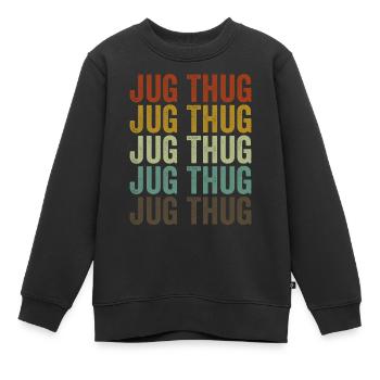 Krug Thug Vet Tech Krug Thug Vet Assistant - Kinder Premium Organic Sweatshirt - Schwarz - Vorne - AI Model Kid Female (0cm)