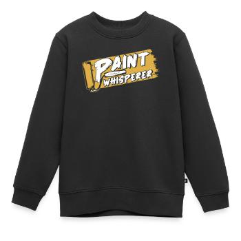 Maler Lackierer - Kinder Premium Organic Sweatshirt - Schwarz - Vorne - AI Model Kid Female (0cm)