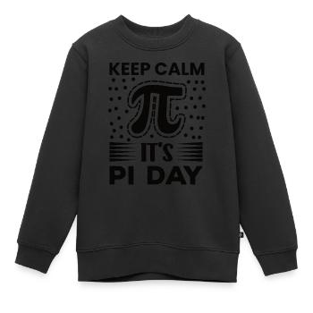 Pi Day Tag Kreiszahl Pi - Kinder Premium Organic Sweatshirt - Schwarz - Vorne - AI Model Kid Female (0cm)