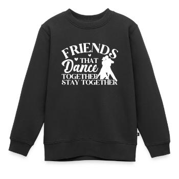 Salle de bal - Sweat Premium enfant bio - noir - Devant - AI Model Kid Female (0cm)