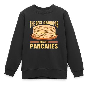 Pfannkuchen Food Lover Best Pancake Maker - Kinder Premium Organic Sweatshirt - Schwarz - Vorne - AI Model Kid Female (0cm)