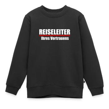 Reiseleiter Tourismus Tour-Guide Geschenk Reise - Kinder Premium Organic Sweatshirt - Schwarz - Vorne - AI Model Kid Female (0cm)