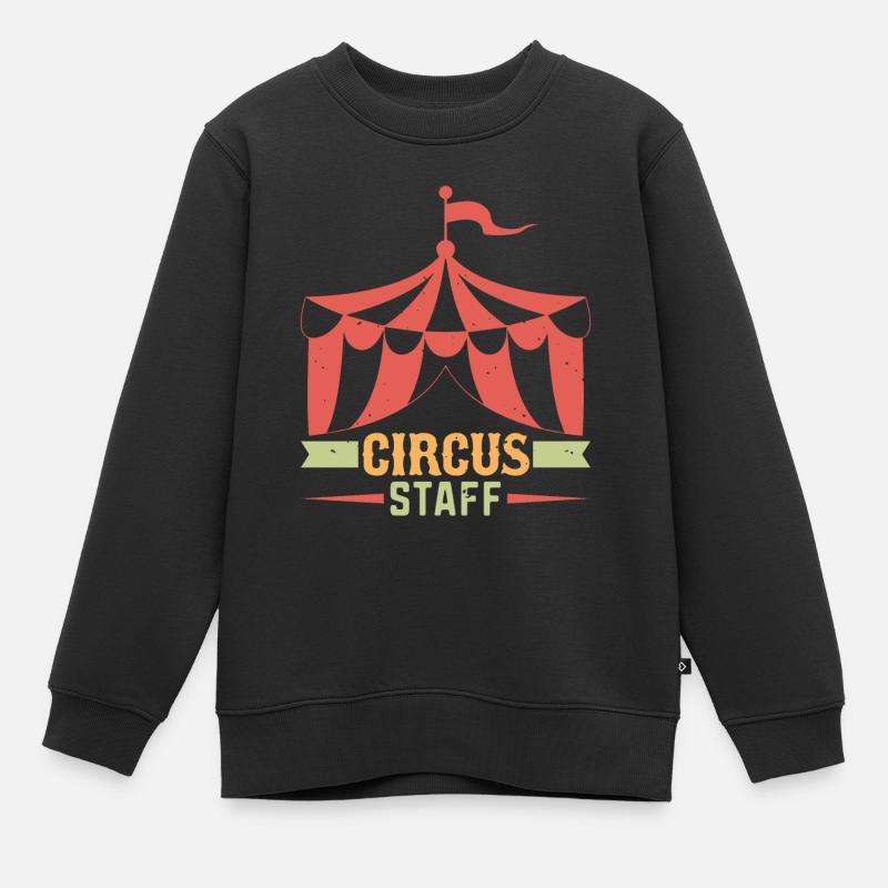 Circus Staff - Kinder Premium Organic Sweatshirt - Schwarz