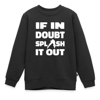 Turmspringen Turmspringer Spritzen - Kinder Premium Organic Sweatshirt - Schwarz - Vorne - AI Model Kid Female (0cm)
