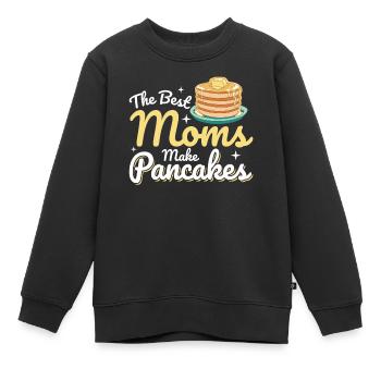 Pfannkuchen Food Lover Best Pancake Maker - Kinder Premium Organic Sweatshirt - Schwarz - Vorne - AI Model Kid Female (0cm)