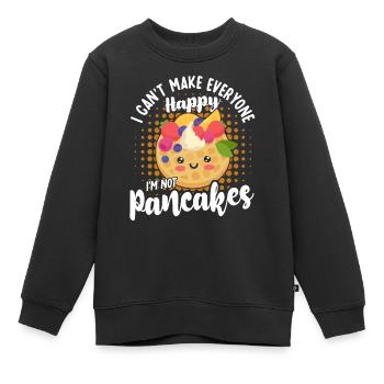 Pfannkuchen Food Lover Best Pancake Maker - Kinder Premium Organic Sweatshirt - Schwarz - Vorne - AI Model Kid Female (0cm)