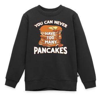 Pfannkuchen Food Lover Best Pancake Maker - Kinder Premium Organic Sweatshirt - Schwarz - Vorne - AI Model Kid Female (0cm)