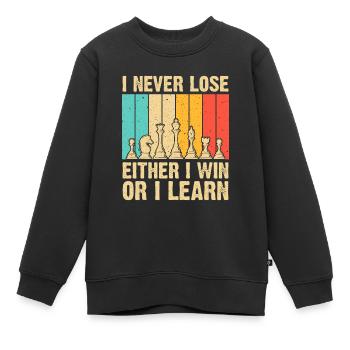 Cool Chess Lover Art Pour Hommes Femmes Kid Nouveauté Che - Sweat Premium enfant bio - noir - Devant - AI Model Kid Female (0cm)