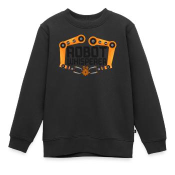 Robot Robotique Ingénieur Robot - Sweat Premium enfant bio - noir - Devant - AI Model Kid Female (0cm)