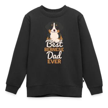 Berner - Kinder Premium Organic Sweatshirt - Schwarz - Vorne - AI Model Kid Female (0cm)