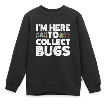 Insecte - Sweat Premium enfant bio - noir - Devant - AI Model Kid Female (0cm)