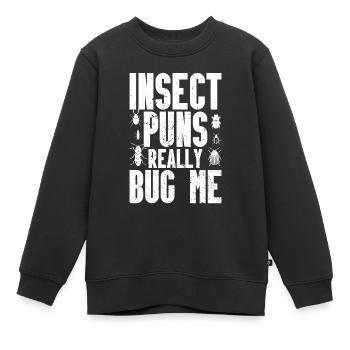 Insecte - Sweat Premium enfant bio - noir - Devant - AI Model Kid Female (0cm)