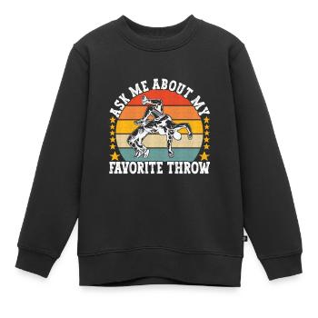 Wrestling Ringen Ringer - Kinder Premium Organic Sweatshirt - Schwarz - Vorne - AI Model Kid Female (0cm)