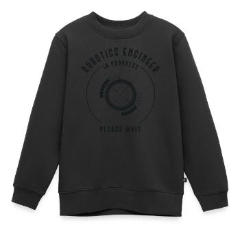 Robot Robotique Ingénieur Robotique Robotique - Sweat Premium enfant bio - noir - Devant - AI Model Kid Female (0cm)