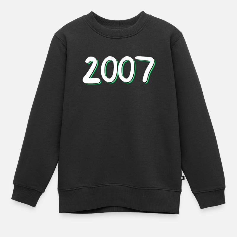 2007 Anniversaire - Sweat Premium enfant bio - noir