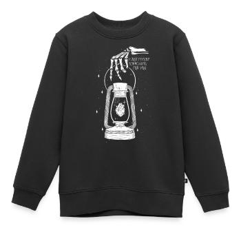 Lost Myself Aesthetic - Kinder Premium Organic Sweatshirt - Schwarz - Vorne - AI Model Kid Female (0cm)