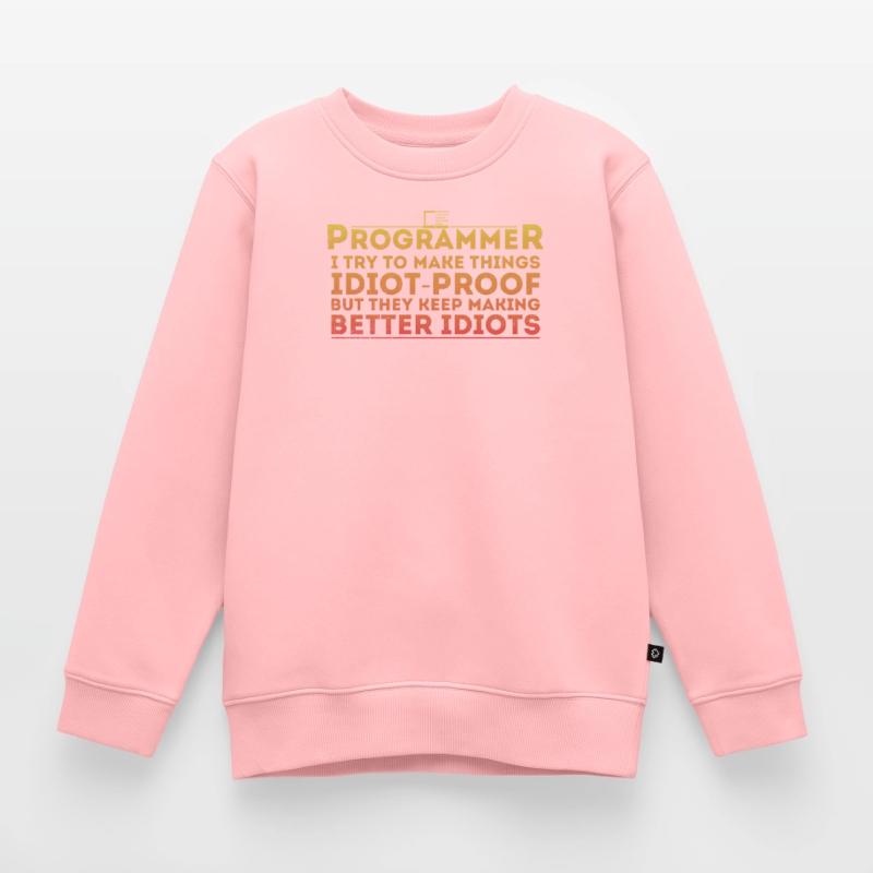 Lustiger Programmierer Humor Computer Coder Programmierung Kinder Premium Organic Sweatshirt