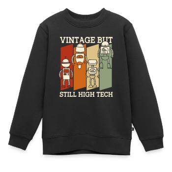 Robotique Ai Robot - Sweat Premium enfant bio - noir - Devant - AI Model Kid Female (0cm)