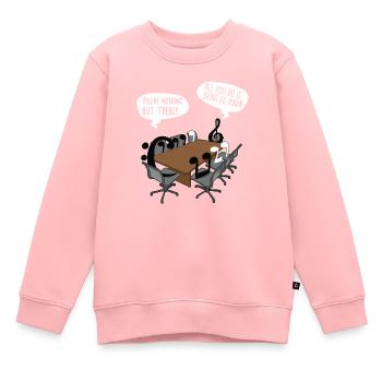 Klarinette Player Orchestra Musiker - Kinder Premium Organic Sweatshirt - Rosa - Vorne - AI Model Kid Female (0cm)