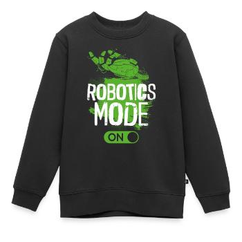 Robot Robotique Ingénieur Robotique Robotique - Sweat Premium enfant bio - noir - Devant - AI Model Kid Female (0cm)