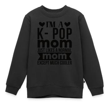 Idée cadeau K-Pop Kpop Mama - Sweat Premium enfant bio - noir - Devant - AI Model Kid Female (0cm)