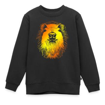 Fastnacht - Karneval - Capybara - Kostüm - Kinder Premium Organic Sweatshirt - Schwarz - Vorne - AI Model Kid Female (0cm)