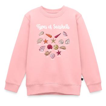 Espèces de moules - Sweat Premium enfant bio - rose - Devant - AI Model Kid Female (0cm)