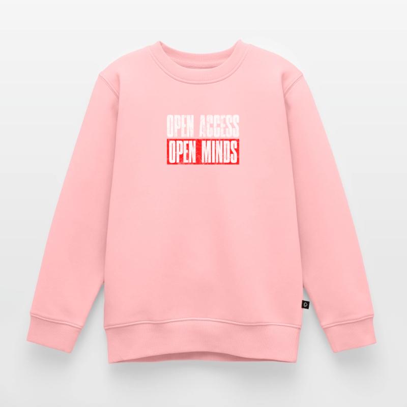 Open Access Open Mind for Hacker and Coder Kinder Premium Organic Sweatshirt