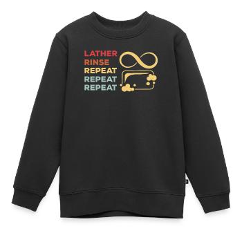 Lustiges Seifenhersteller Design - Kinder Premium Organic Sweatshirt - Schwarz - Vorne - AI Model Kid Female (0cm)
